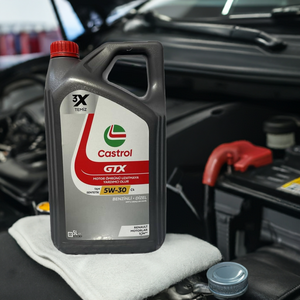 castrol gtx 5w30 motor yağı renault